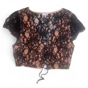 Lacey crop top
